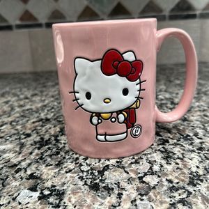 Sanrio Hello Kitty DON’T FOLLOW ME I’M LOST TOO Double Sided Pink Ceramic Mug